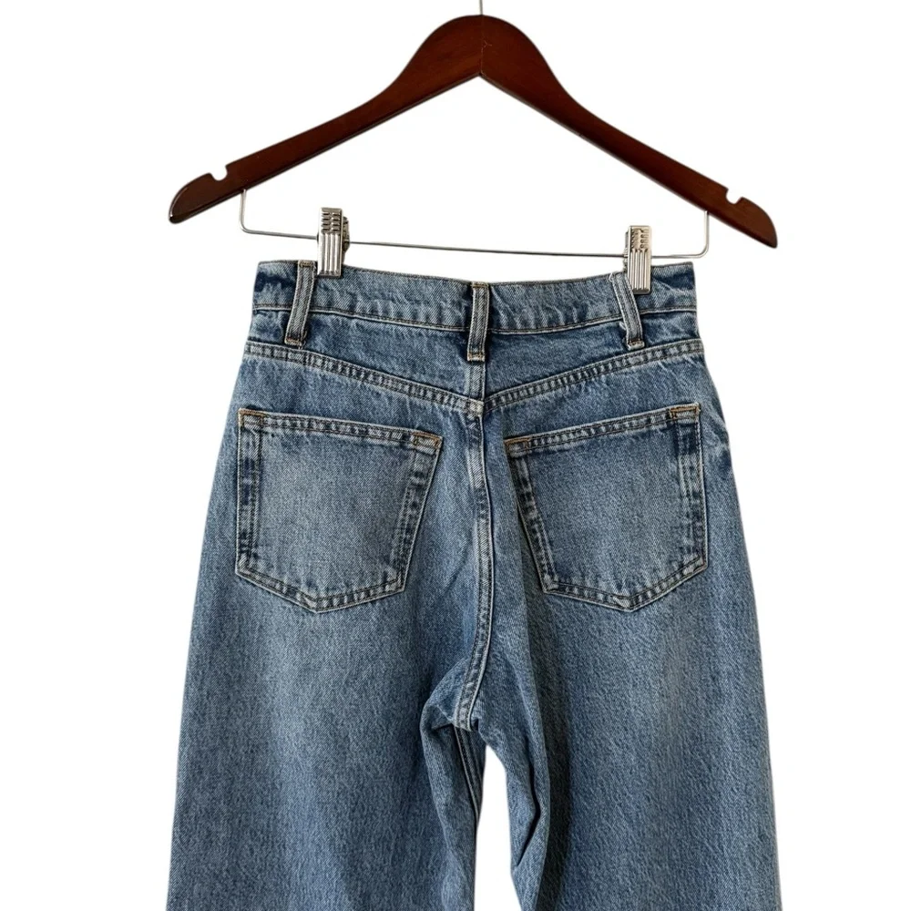 REFORMATION Wilder High Rise Ankle Wide Leg Dillon Jeans - Picture 4 of 8